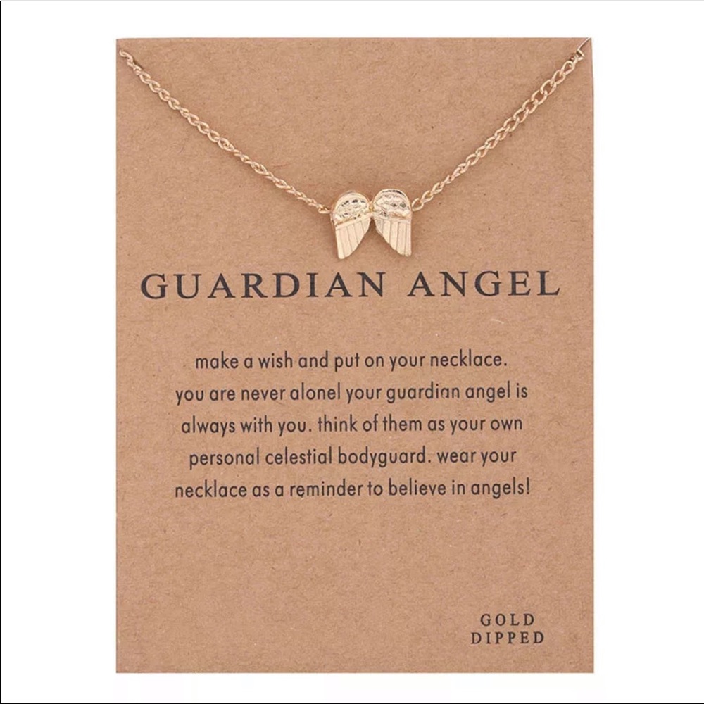 GOLD - GUARDIAN ANGEL ♡ Necklace GIFT
